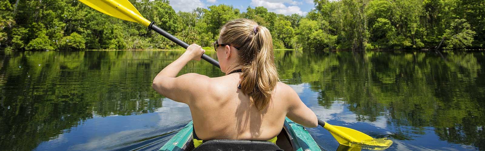 Kayaking on the Nearby Manistee River