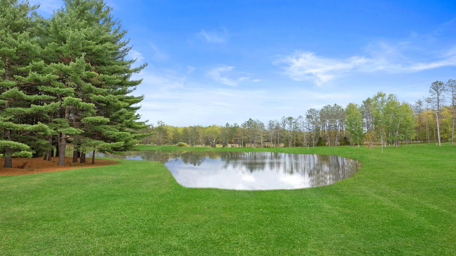 Enjoy Our Private Lake with a Sandy Beach